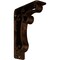 Ekena Millwork Orleans Wrought Iron Bracket, (Triple center brace), Antiqued Copper 2"W x 5 1/2"D x 8"H BKTM02X05X08TOLACO - alternate 1